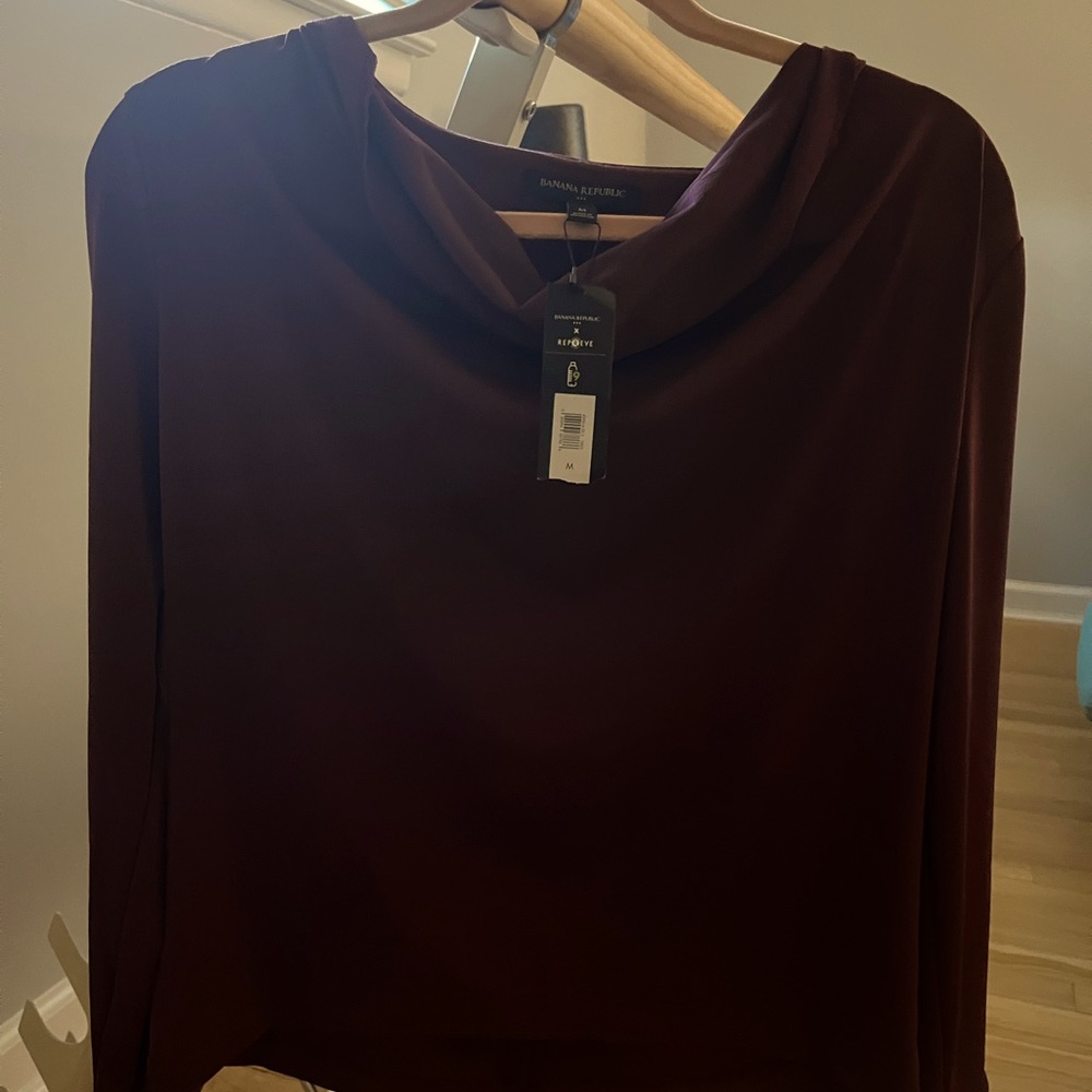 NWT Banana Republic Cowl Neck Blouse